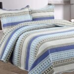 KIT COLCHA ATRIA - PATCHWORK BOUTI ROZAC - KING