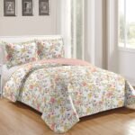 KIT COLCHA BOLONGA - ROZAC SHABBY CHIC  - CASAL