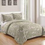 KIT COLCHA BARI - ROZAC SHABBY CHIC  - SOLTEIRO