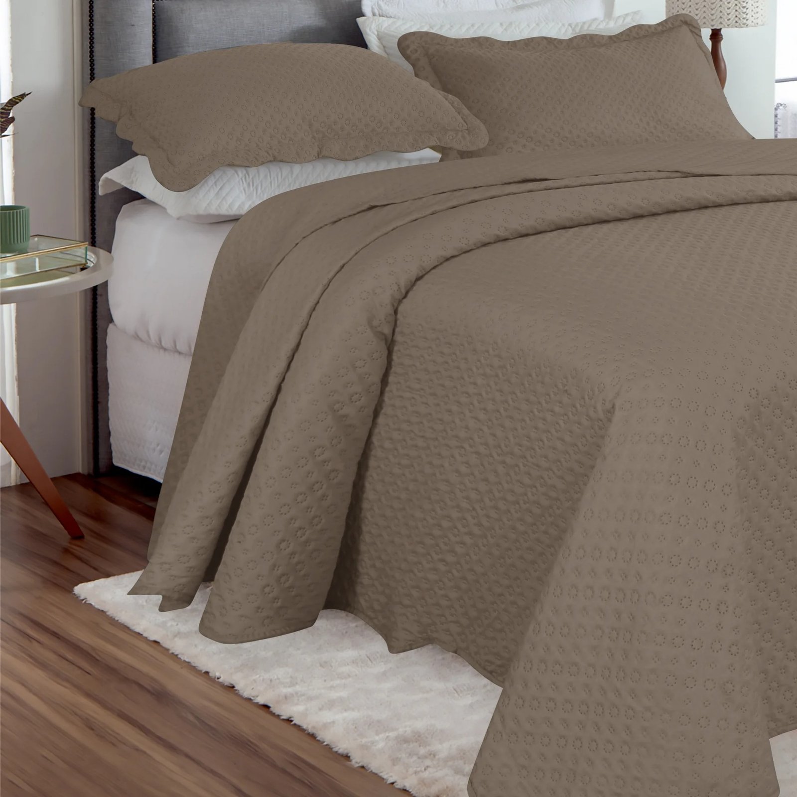 CAMURÇA KIT COLCHA CAMURÇA - CLASSIC BOUTI ROZAC - SOLTEIRO - Imagem 1