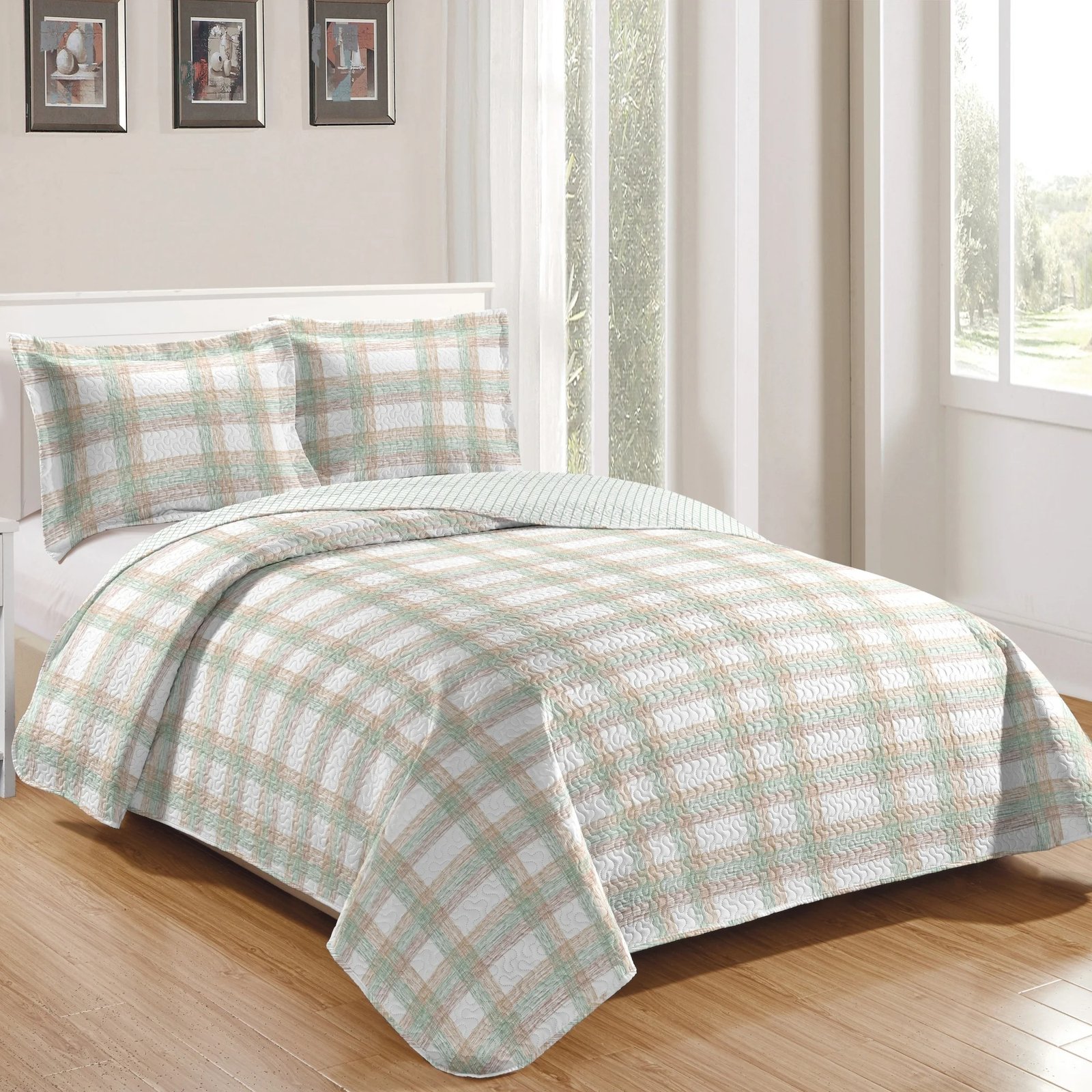 CANNES KIT COLCHA CANNES - LONDON ROZAC - QUEEN - Imagem 1