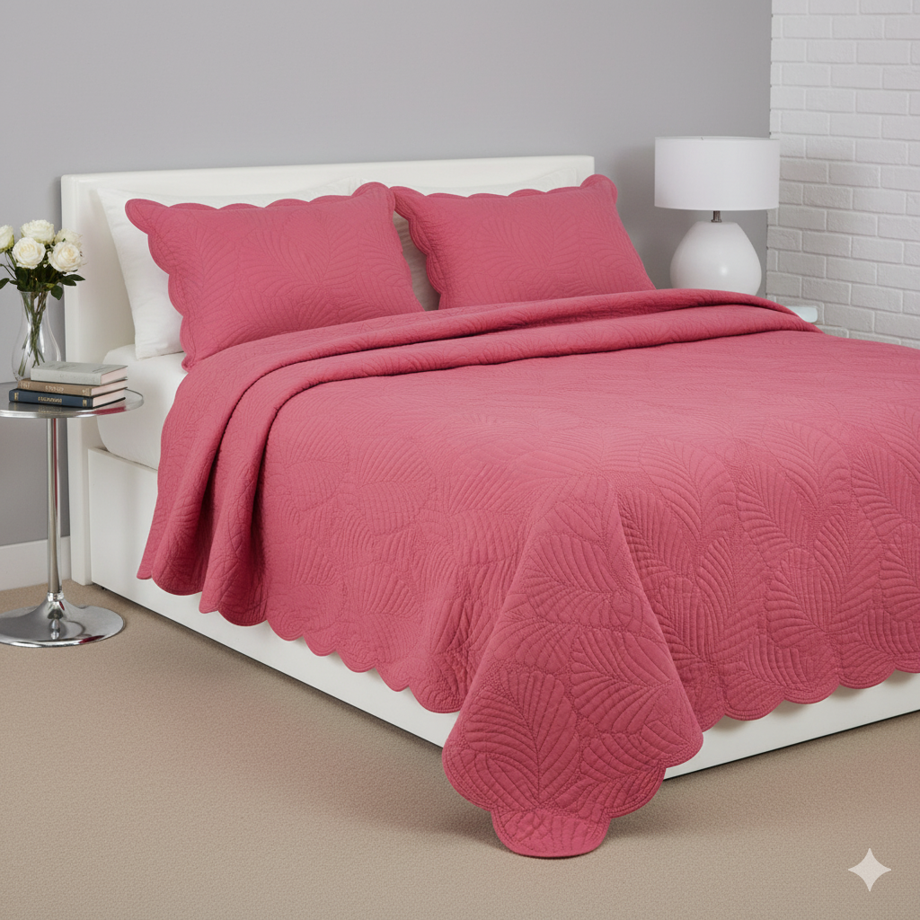 CORAL KIT COLCHA CORAL - CORTTEX COLOR ART MILÃO - QUEEN - Imagem 1