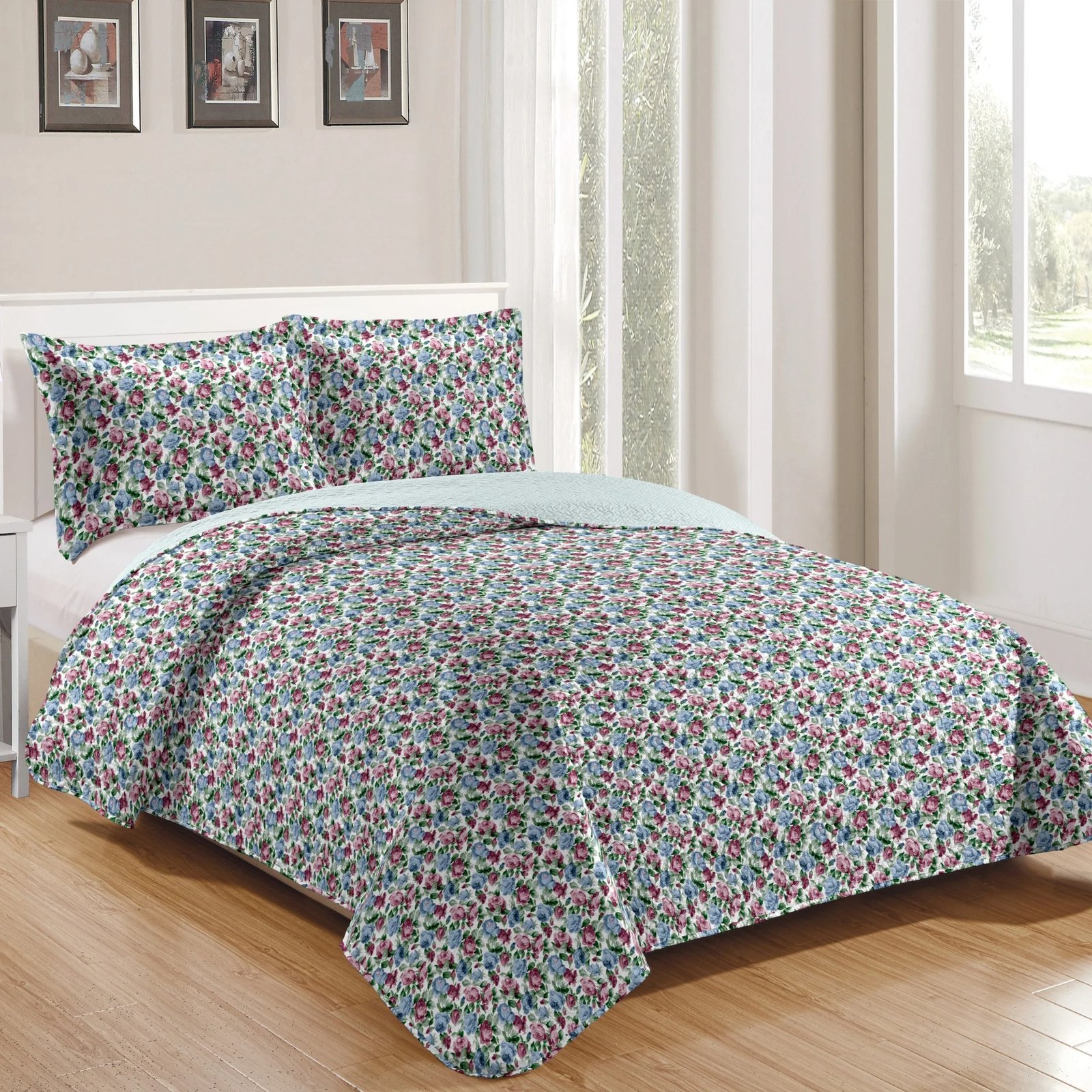 IMPERIAL KIT COLCHA IMPERIAL - ROZAC SHABBY CHIC - SOLTEIRO - Imagem 1