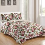 KIT COLCHA JASMIN - Bouti Patchwork Rozac - QUEEN