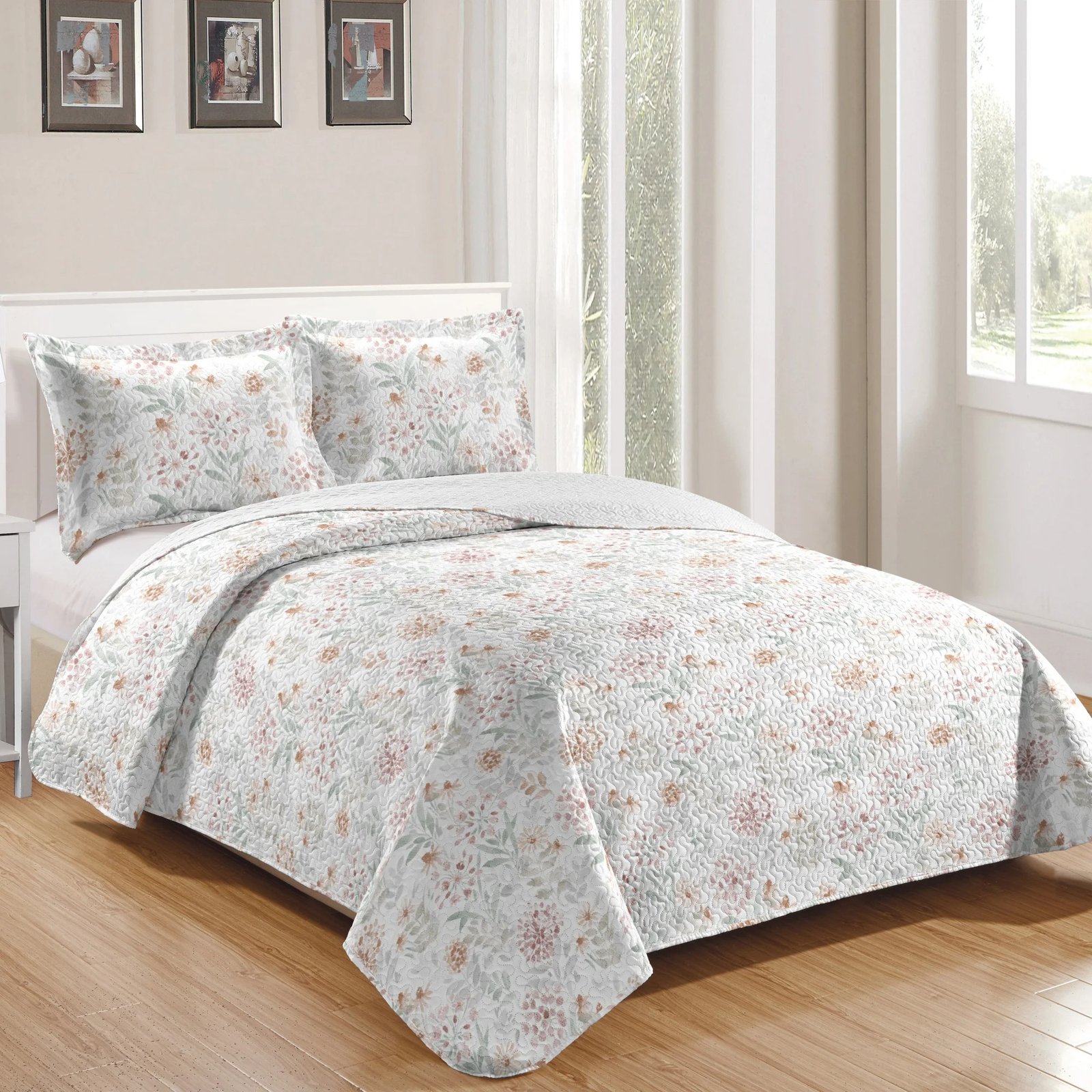 LUNARA KIT COLCHA LUNARA - ROZAC SHABBY CHIC - CASAL - Imagem 1