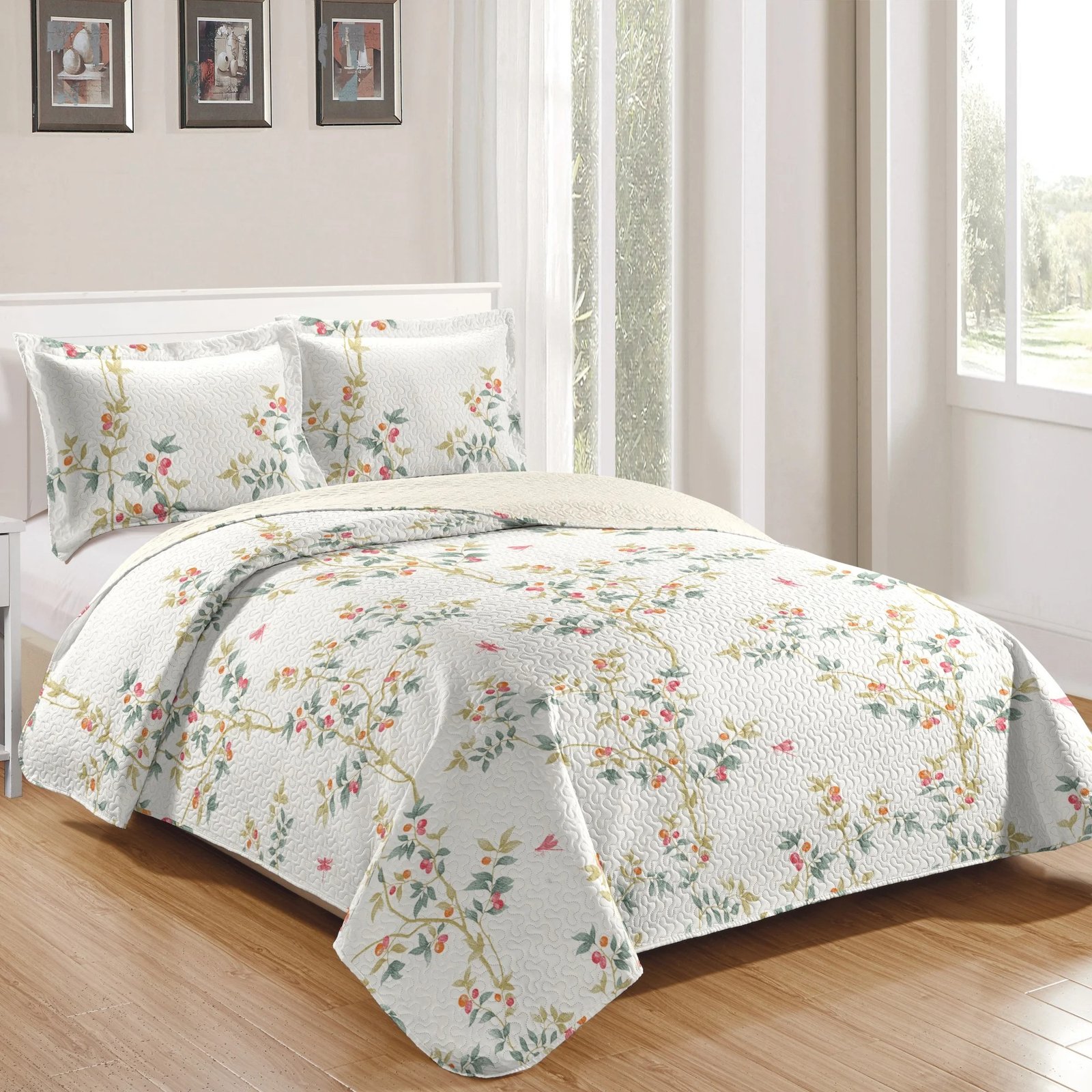 NOMADE KIT COLCHA NOMADE - ROZAC SHABBY CHIC - SOLTEIRO - Imagem 1