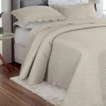 KIT COLCHA POA CRU - CLASSIC BOUTI ROZAC - KING