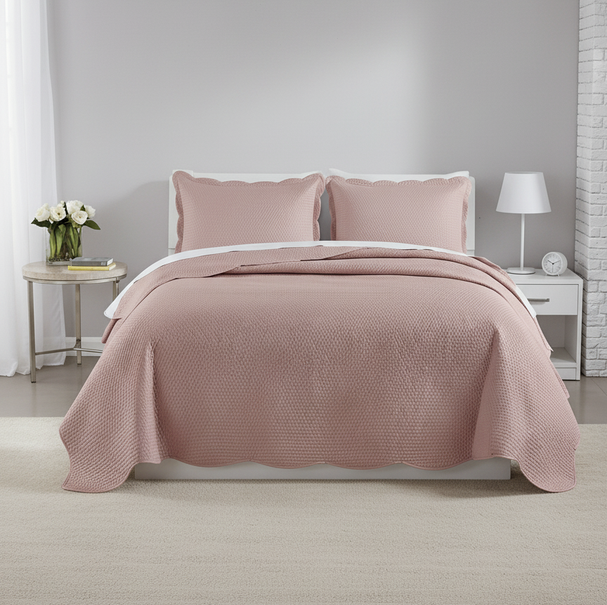 ROSE KIT COLCHA ROSE - CORTTEX COLOR ART MILÃO - KING - Imagem 1