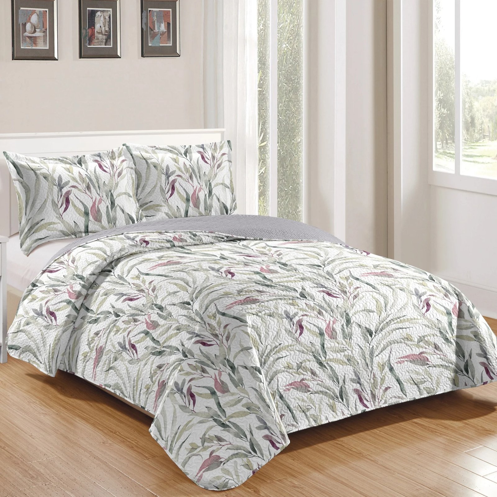 SORELLE KIT COLCHA SORELLE - PATCHWORK BOUTI ROZAC - SOLTEIRO - Imagem 1