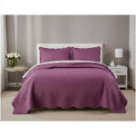 KIT COLCHA VIOLETA - CORTTEX COLOR ART MILÃO - CASAL